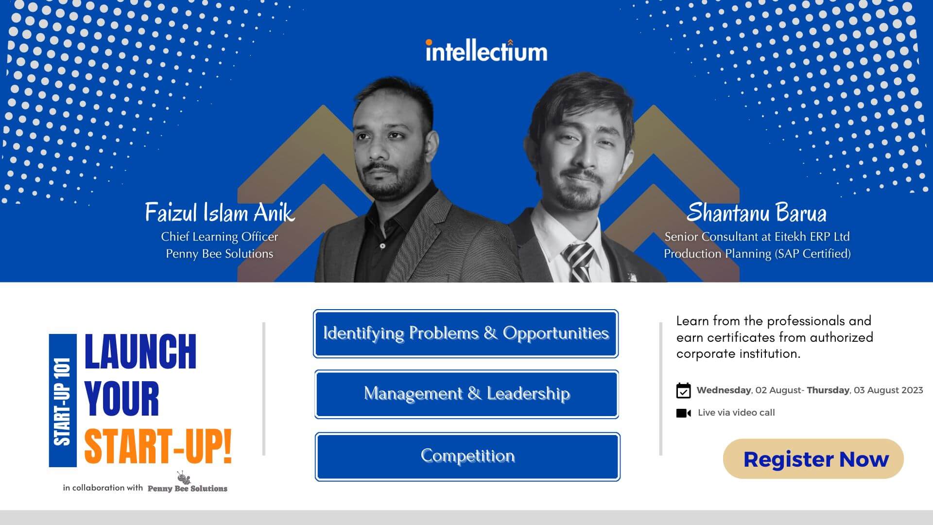 Start-Up 101: Launch Your Start-Up Workshop
